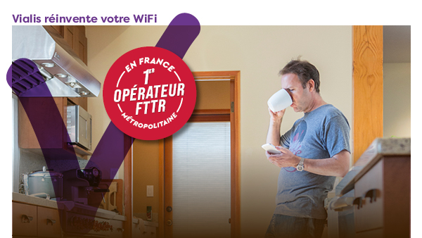 Visuel remontée FTTR dans la cuisine