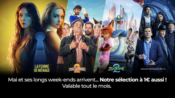 VOD à 1€ mai 2026