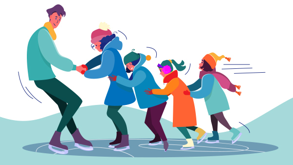 tenter de gagner vos places à la patinoire de noël